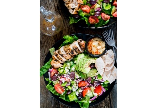 Mediterranean Grilled Chicken Salad 