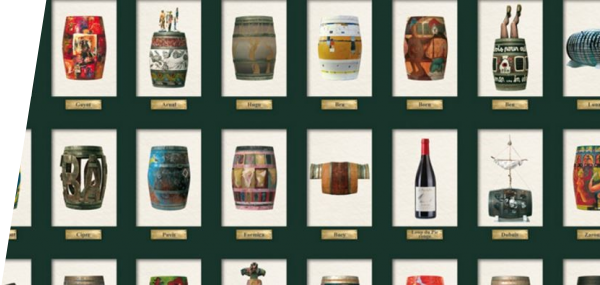Bib'Art Wine Barrels